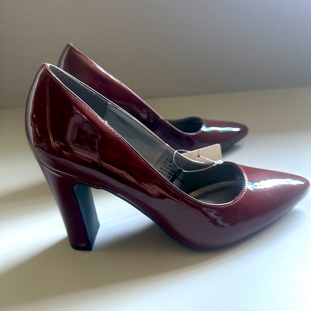 Worthingtong Zool Pointed Toe Block Heel Pumps Wo… - image 1